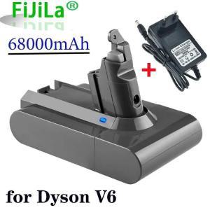 다이슨호환용 리튬 배터리 진공 청소기 교체 부품 소니 셀 V6 DC62 DC58 SV09 21.6V 68000mAh