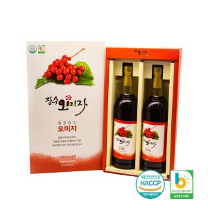 [선물용] 청정장수오미자 오미자 청 750ml 2개입 / 엑기스