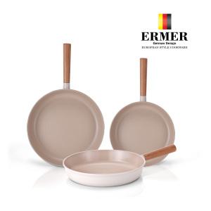 ERMER 에머 IH 세라믹 후라이팬 3종(20cm+24cm+28cm)