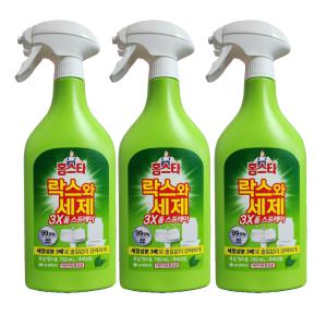 홈스타 락스와세제 3x 폼 스프레이 후레쉬향 750ml x 3