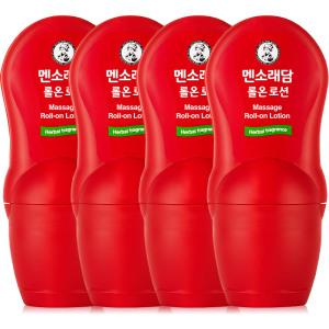 멘소래담 롤온 로션 파스 핫 레드 50ml X 4개