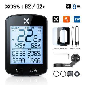 거치대 자전거 속도계 선택 버전 xoss G + G2 plus 2 컴퓨터 GPS 세대 사이클링 무선 트래커 주행 거리계