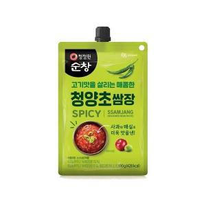 청정원 [4개] 순창 청양초쌈장190g 엄마손맛 한식 반찬 만능소스 밥도둑 삼겹살