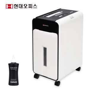 [현대오피스] 문서세단기 PK-8100CD+오일 최대 20매 중형 파지함 33L 저소음 사무실 파쇄기