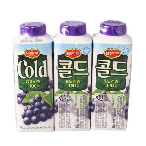 델몬트 콜드 포도맛 250ml x 24팩(1box)