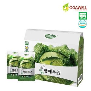 초록한입 생생 유기농 브로콜리양배추즙 110ml 30포