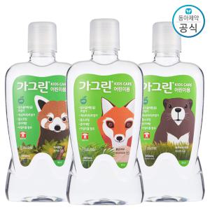 가그린 어린이용 사과맛 380ml 3개