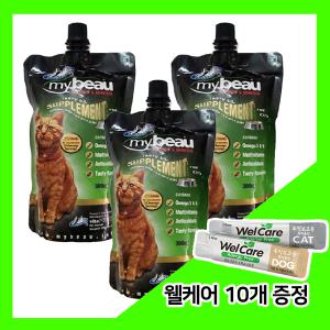 마이뷰 캣 종합영양제 300ml X 3개 + [사은품] 고양이 웰케어 5개