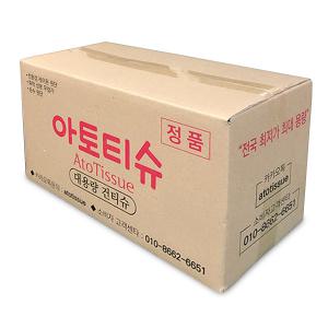 아토티슈 대용량 프리미엄 플레인 엠보싱 건티슈 5kg 3000매내외 청소포 행주 걸레