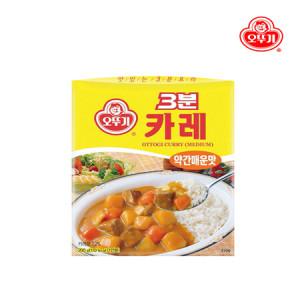 오뚜기 3분 카레 약간매운맛 200g x 10개_MC