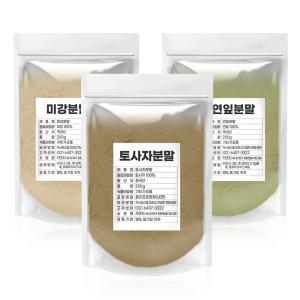 돌고래팩 세트 재료 600g 연잎 토사자 쌀겨 미강 가루 분말