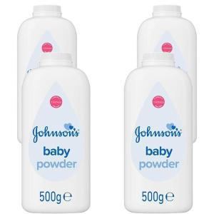 존슨즈 베이비 파우더 오리지널 대용량 500g 4개 JOHNSON'S Baby Powder