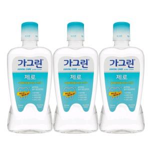 가그린 NEW 제로 750ml x3개