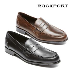 락포트 남성 클래식 페니 로퍼 블랙 다크브라운 Rockport M76443 M76444 2종