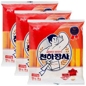 천하장사 오리지날 504g x 3개 / 간식 소세지 소시지