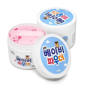 삼현 베이비 파우더 100g X 2개 기저귀 땀띠 아기분