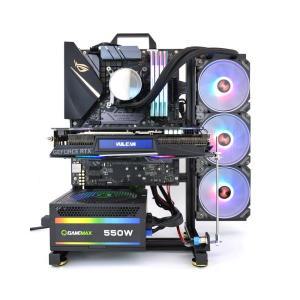 미니 ITX 게이머 캐비닛 MATX 오픈 컴퓨터 케이스 프레임, DIY 크리에이티브 PC 랙, ATX 에어 워터 쿨러, M