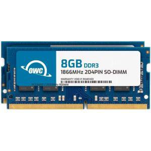 OWC 16GB(2x8GB) DDR3L 1866 PC3L-14900 CL13 2Rx8 204핀 1.35V 노트북 SODIMM 메모리 RAM 모듈 키트