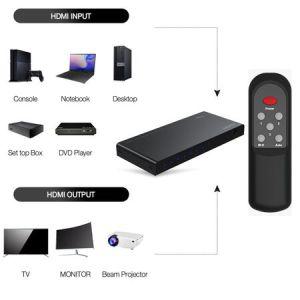 HDMI 선택기셀렉터 4 1 리모콘 오디오 자동명암지원 모니터선택기