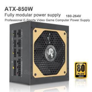 액티브 PFC ATX 지지대 듀얼 CPU 폰테 PSU 80 플러스 골드 180-264V 850W 컴퓨터 전체 모듈식 전원 공급 장