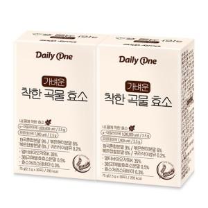 가벼운 착한 곡물 효소 혼합 유산균 2.5g X 30포 2통