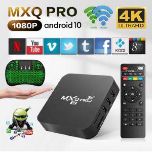 TV 셋톱 박스 스마트 수신기 OTT 4K 안드로이드 10.0 MXQ 프로 RK3128 미디어 플레이어 2.4G 와이파이 쿼드