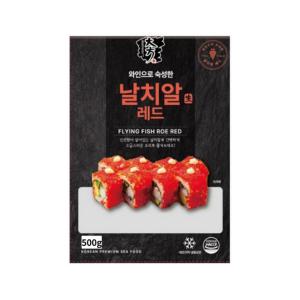 와인으로 숙성한 날치알 레드 500g 1팩