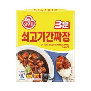 오뚜기  3분 쇠고기 간짜장 200g  x 6개 /