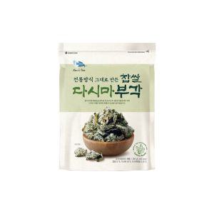 씨위드 찹쌀 다시마 부각 반찬 튀각 간식 250g