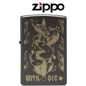 M- USA 정품 지포 라이터 ZIPPO UNTIL I DIE SNAKE 한강