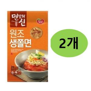 동원 면발의신 생쫄면405g x2개 간편식 쫄면