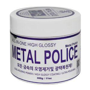 고광택 휠세정제 메탈폴리스 300g 금속광택복원 헤드라이트복 원 백화현상 구 제거 타이어 광택 고