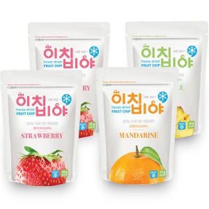 이치비야 프리미엄 동결건조 과일칩 새콤한 맛 딸기 + 감귤 파인애플 딸기 감귤 파인...