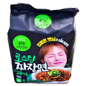 풀무원 자연건면 로스팅 짜장면 105g 4입