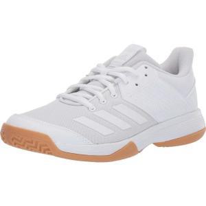 배구운동화 탁구신발 실내체육 adidas Originals 여성용 Ligra 6 배구화 신발 화이트신발 화이트검 M1 105