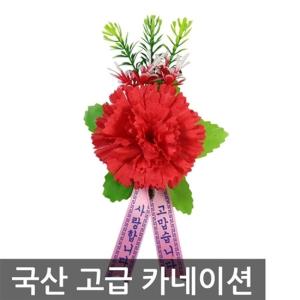 카네이션 A타입 보급형 / 조화 코사지 어버이날 스승의날 교회 납골당 어린이집 행사 선물 부모님 꽃사지