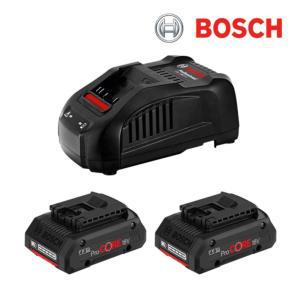 ProCORE18V4.0Ahx2+GAL1880CV 배터리 충전 기세트 Bosch 전동공구 용 전기용품