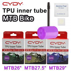 tpu튜브 CYDY MTB 자전거 내부 튜브 초경량 카메라 TPU 29x1.95 2.0 2.1 2.2 2.3 2.4 2.5 2.6 인치 산악 타