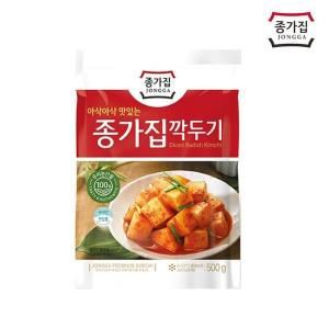 [보리보리/베스트식품]종가집 깍두기 파우치 500g x5개