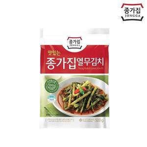 [보리보리/베스트식품]종가집 열무김치 400g 파우치 x5개