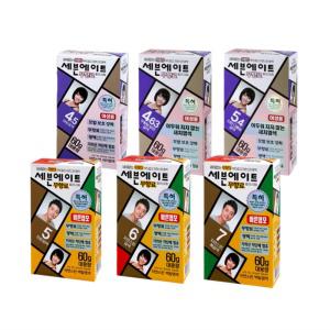 세븐에이트 무향료 칼라크림 60g 대용량 셀프 새치염색약 동성제약