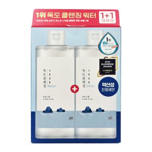 라운드랩 1025 독도 클렌징 워터 400ml x2개 약산성클렌징 c2