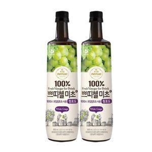 첼 미초 청포도 900ml X2개묶음 식초음료 흑초