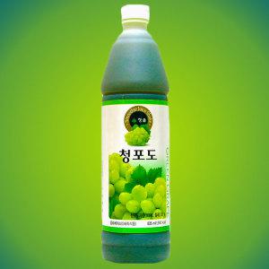 청솔 청포도 875ml 농축 음료 에이드 베이스 시럽