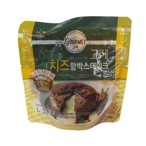 백설 고메치즈 함박 스테이크 152G 씨제이 고메치즈 함박 스테이크 축산가공식품 축산