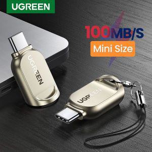 블랙박스리더기 UGREEN USB C 카드 리더기 TF 마이크로 SD 타입 3.0 OTG 메모리 리더 어댑터 삼성 화웨이