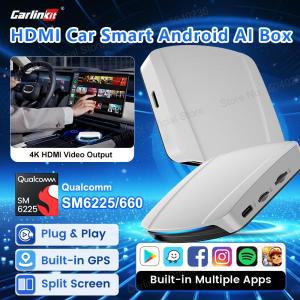 카링킷 CarlinKit HDMI 비디오 출력 4K 안드로이드 13 CarPlay AI 박스 SM6225 SDM660 8 코어