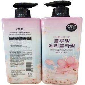 온더바디 플라워 바디워시체리블라썸 900ml X 2개