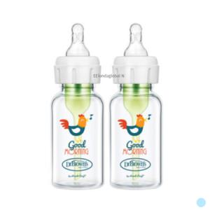 닥터브라운 내로우넥 아기 신생아 유리젖병 120ML X2P_MC