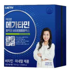 락티브 메가타민 활력엔 비타민B 컴플렉스 700mg x 120정_MC